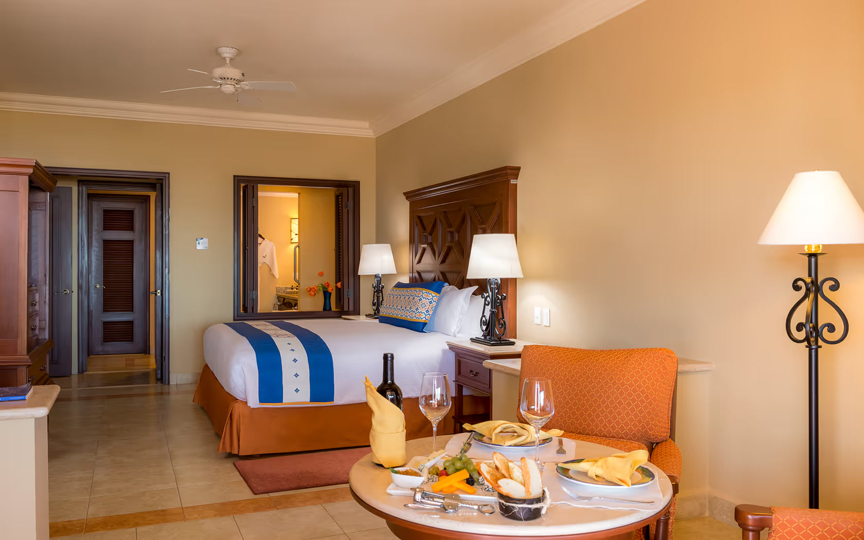 Resort guest room view